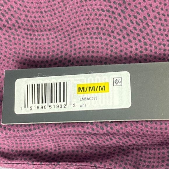 Karl Lagerfeld Paris Purpl Wine Patterned Long Sleeve Button Up Dress Shirt US M - Picture 10 of 10